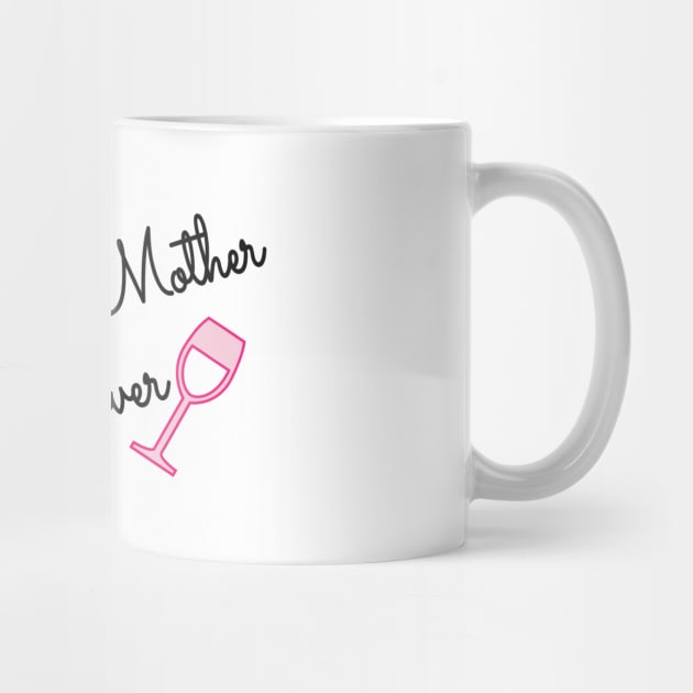 Cat Mother Wine Lover by KC Happy Shop